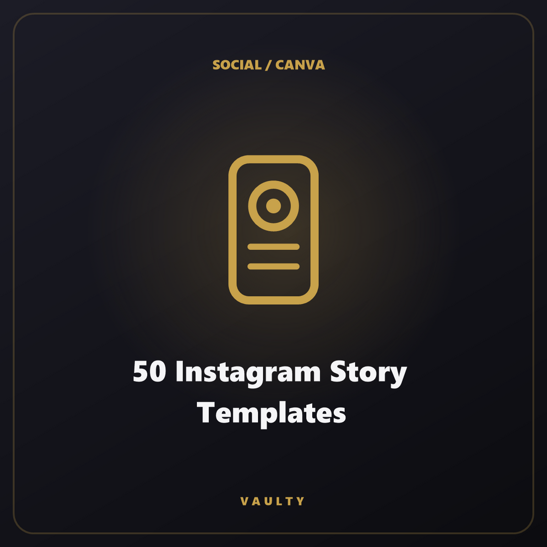 50 Instagram Story Templates — Stories Canva prêtes
