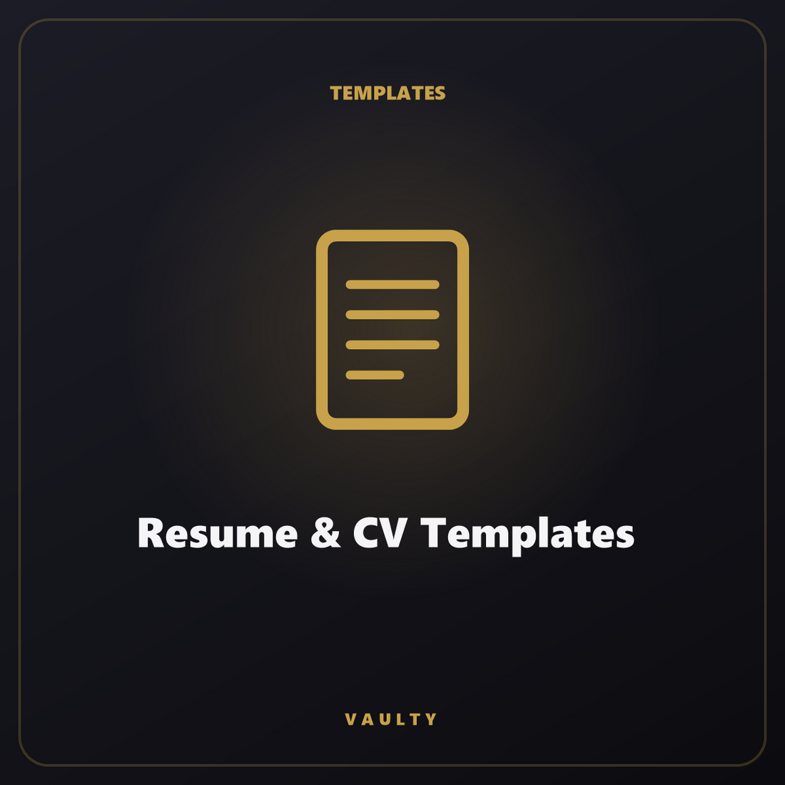 Resume & CV Templates — Modèles de CV design