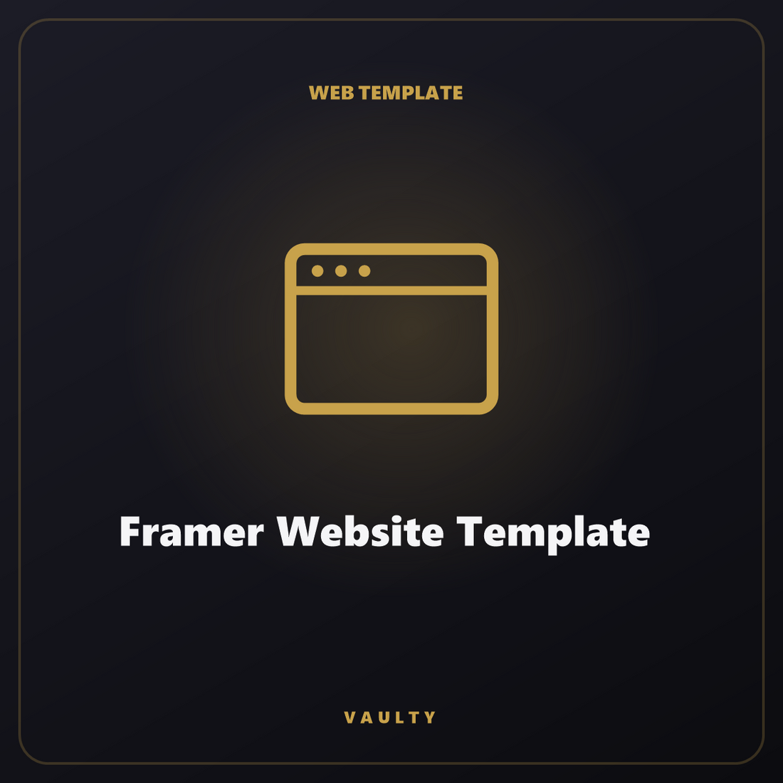Framer Website Template — Portfolio Site
