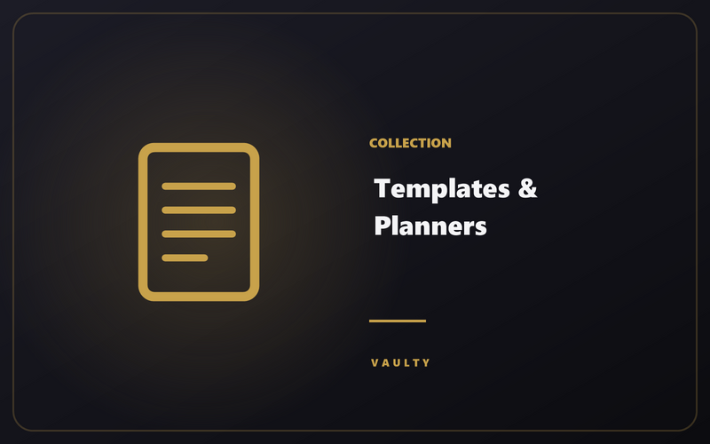 Templates & Planners