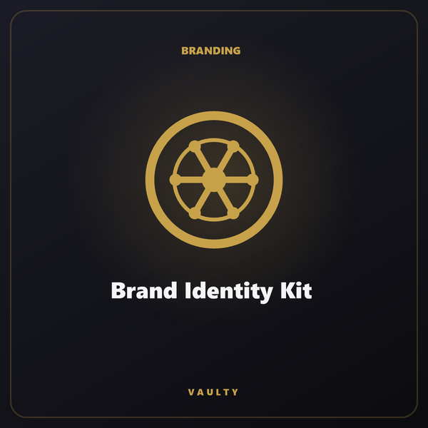 Brand Identity Kit — Logo + charte complète